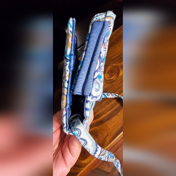 Vera Bradley Daisy Dot Paisley RFID Crossbody Wallet Clutch EUC - Picture 16 of 16